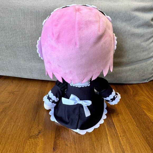 TAITO Re:Zero Starting Life in Another World Plush Doll Toy 12" Ram Japanese - Picture 2 of 9